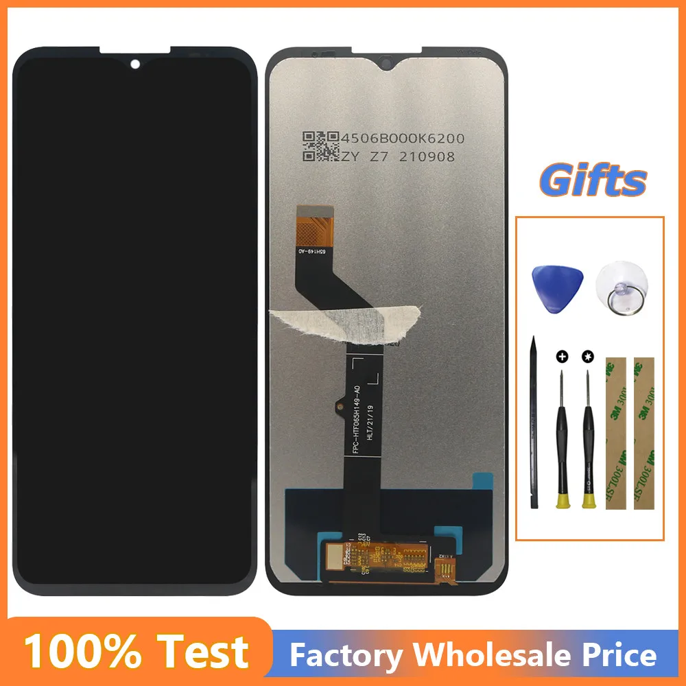 

ЖК-дисплей 6,5 дюйма для Motorola Moto Defy 2021 дюйма, цифровой дигитайзер сенсорного экрана в сборе, Замена с инструментами, без рамки