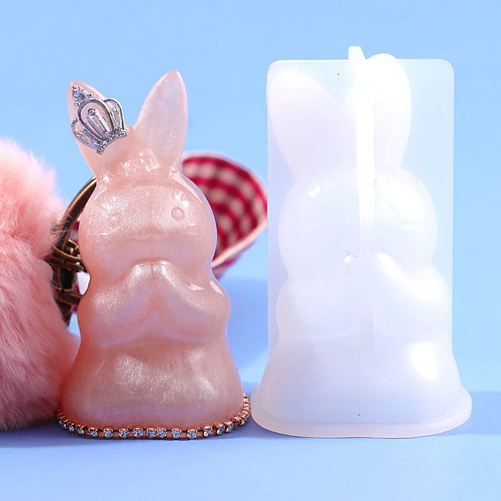 Силиконовая форма для украшения дома в виде медведя кролика рождественского