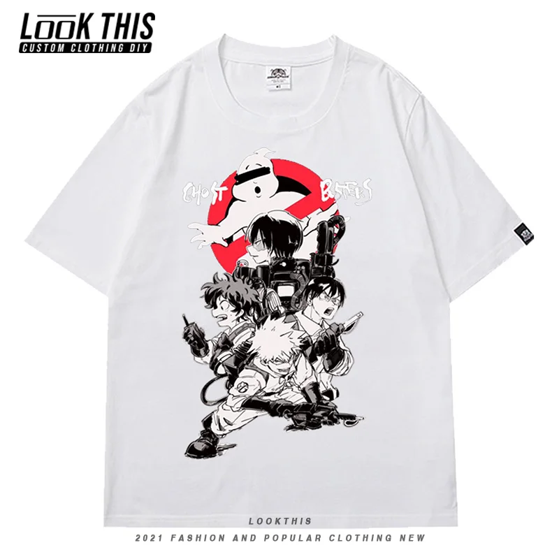 

2021 kids fashion Children student My Hero Academia funny boys girl printed t-shirt Anime Harajuku Streetwear Short Sleeve Tee