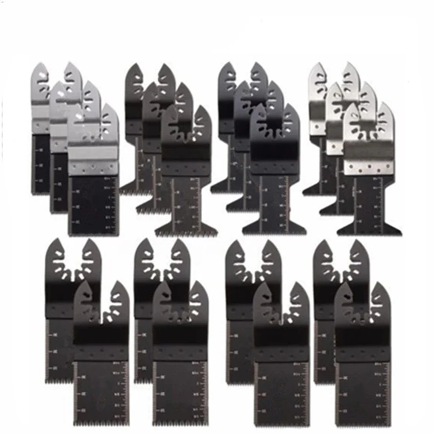 

20PCS/Set Oscillating Tool Blades to Cut Metal Wood Plastic Quick Release Oscillating Multitool Blades High Carbon Steel,