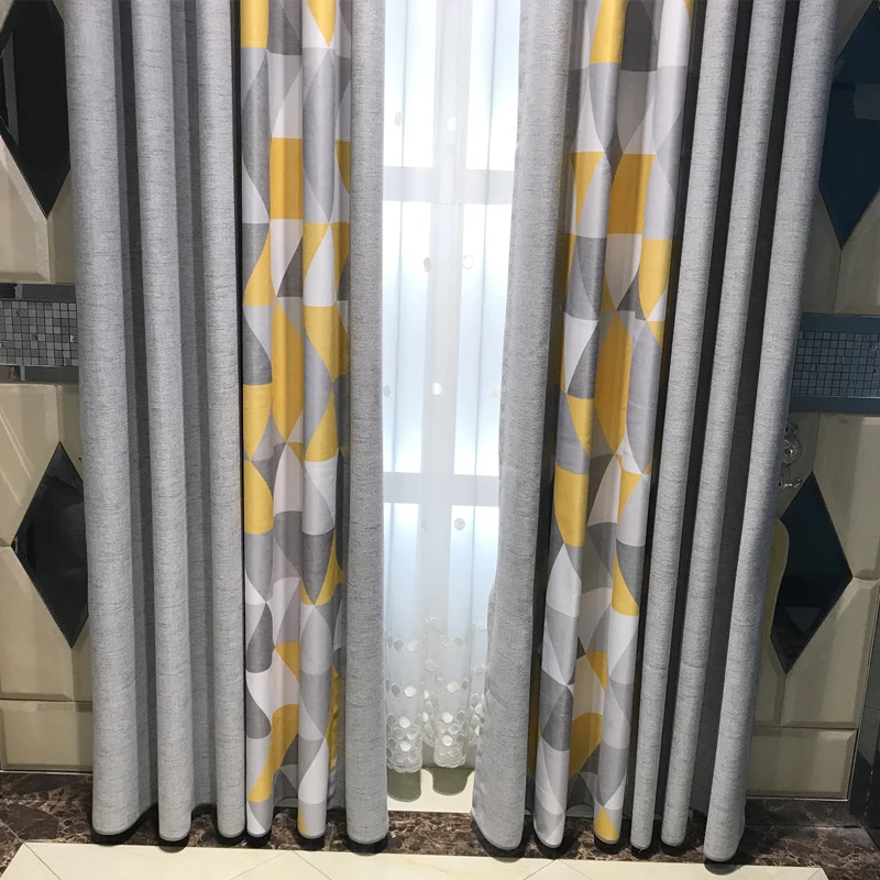 Новый Ins скандинавский стиль гостиная французские окна простые современные