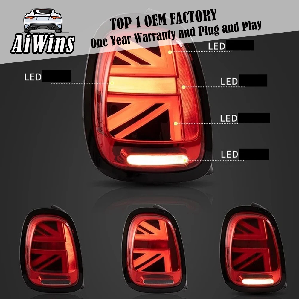 

Car style For 14-20 BMW Mini tail lamp assembly refitting F55 / F56 / F57 / R55 / R56 / R57 LED tail lamp