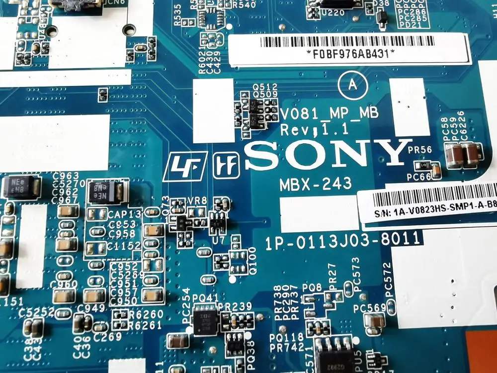 SONY MBX-243    MBX-243 GT540M 1  V081 REV 1, 1