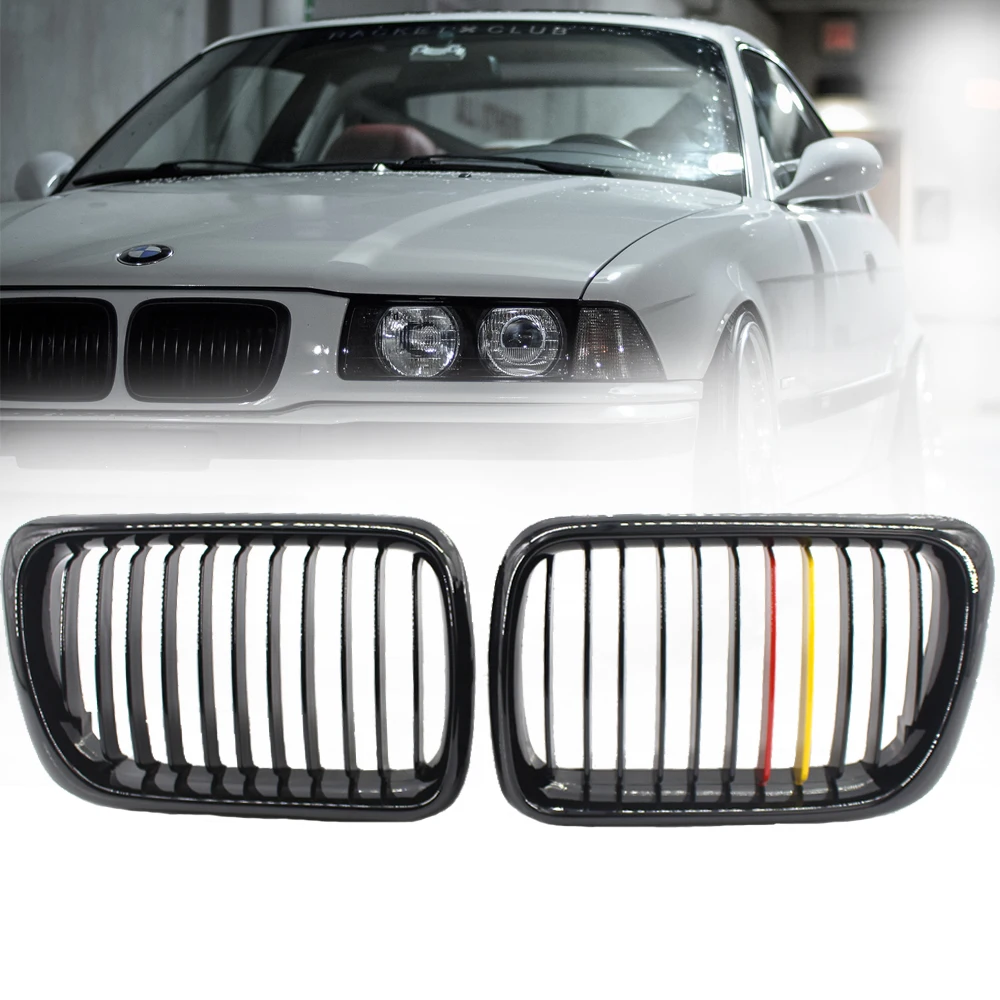 Автомобильный Стайлинг автомобильные гоночные грили сменный передний глянцевый