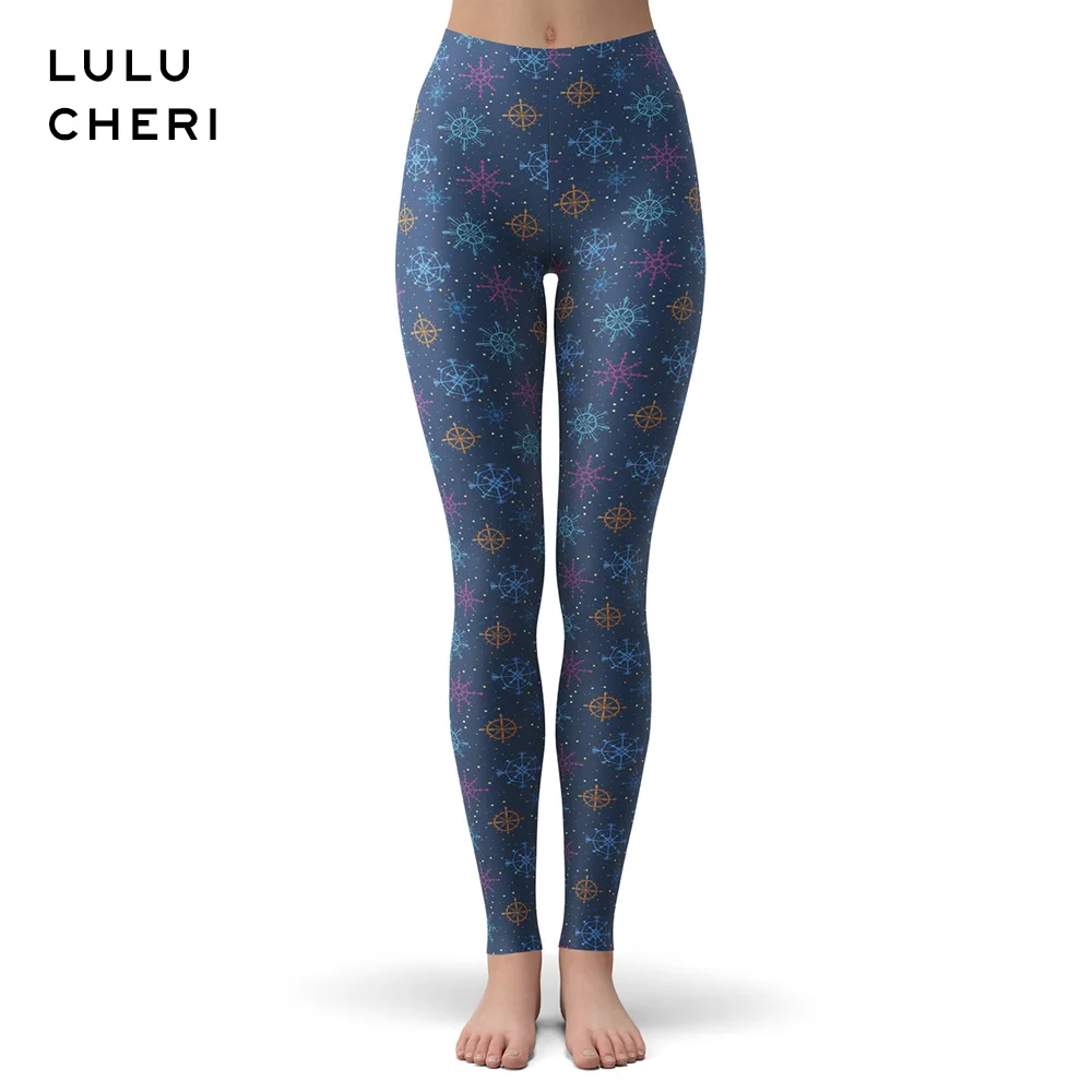 Steampunk leggings Стимпанк узорчатые женские леггинсы с напечатанным рисунком мягкие Весенняя уличная одежда размера плюс повседневные брюки обтягивающие брюки для фитнеса - Цвет: Steampunk leggings