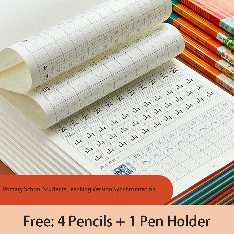 

Copybook Children Writing Practice Book Learning Regular Students Beginners Educational Young Reusable Chinese Calligraphy