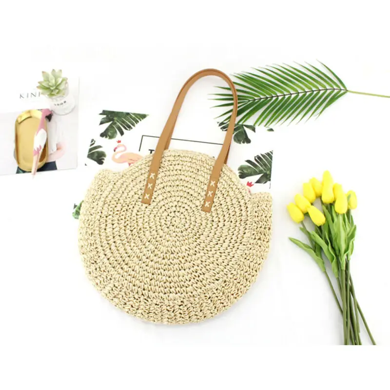 Соломенная Сумка 2019 Новая модная деревянная женская сумка на плечо летняя