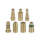 7 видов, адаптер для заправки газа для Dunhill Dupont и других бензиновых зажигалок, многоразовая специальная надувная головка, латунные насадки