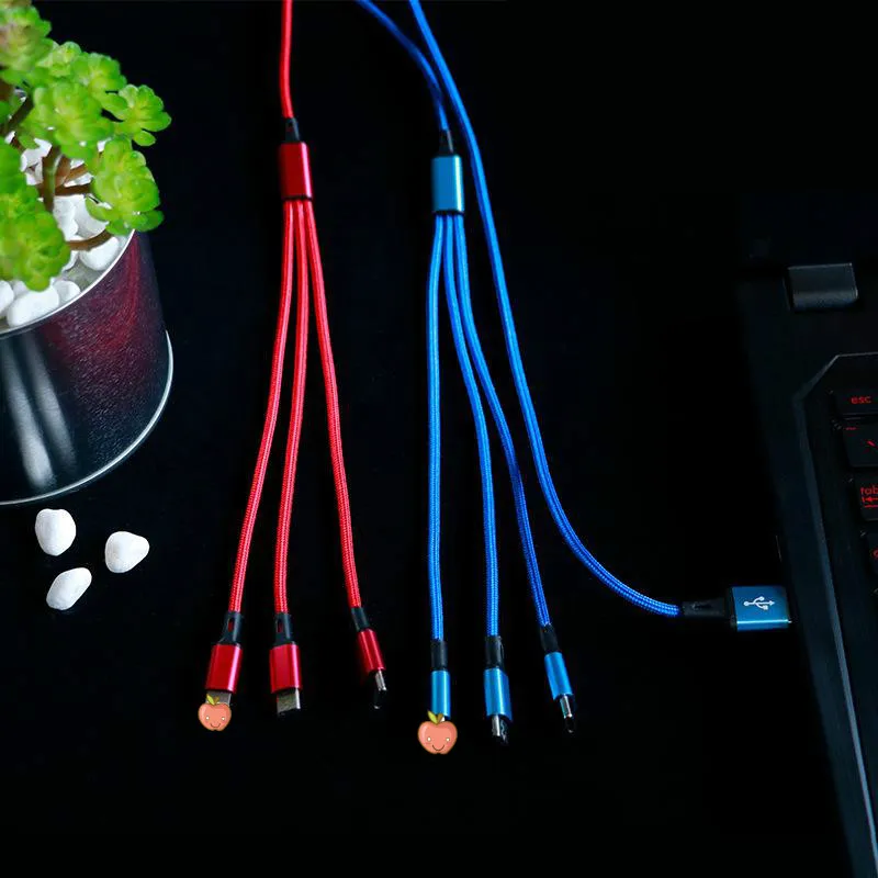 Зарядное устройство Usb Type-c для Iphone 3 в 1 кабель передачи данных 2 4 А | Мобильные