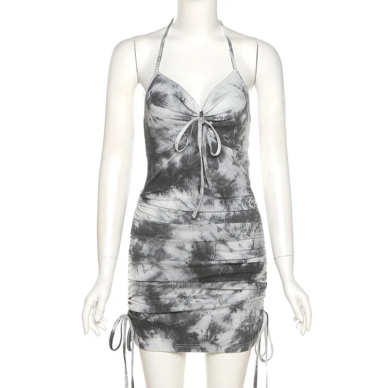 

Осеннее Новое Стильное женское приталенное модное Плиссированное пикантное платье с высокой талией и галстуком-бабочкой