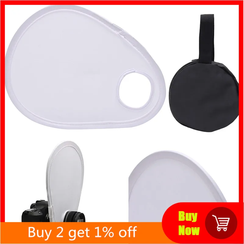 Аксессуары для вспышки Универсальный складной диффузор объектива с