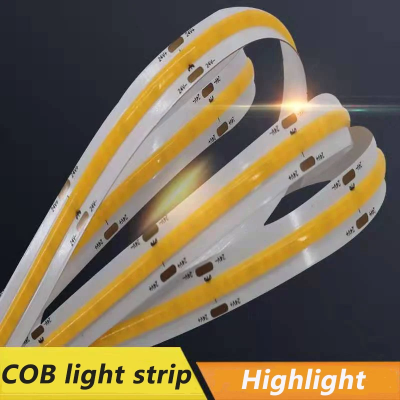 

5 м/лот подсветка COB светодиодная полоса 300 светодиодов высокая плотность COB гибкие светодиодные лампы DC12V 10 мм толщиной белый теплый красный зеленый синий Светодиодная лента