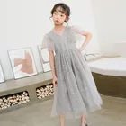 Вечерние платья для девочек-подростков 10-12 лет, бальное платье для вечеринки в честь Дня Рождения, платье принцессы с блестками, элегантный Детский костюм