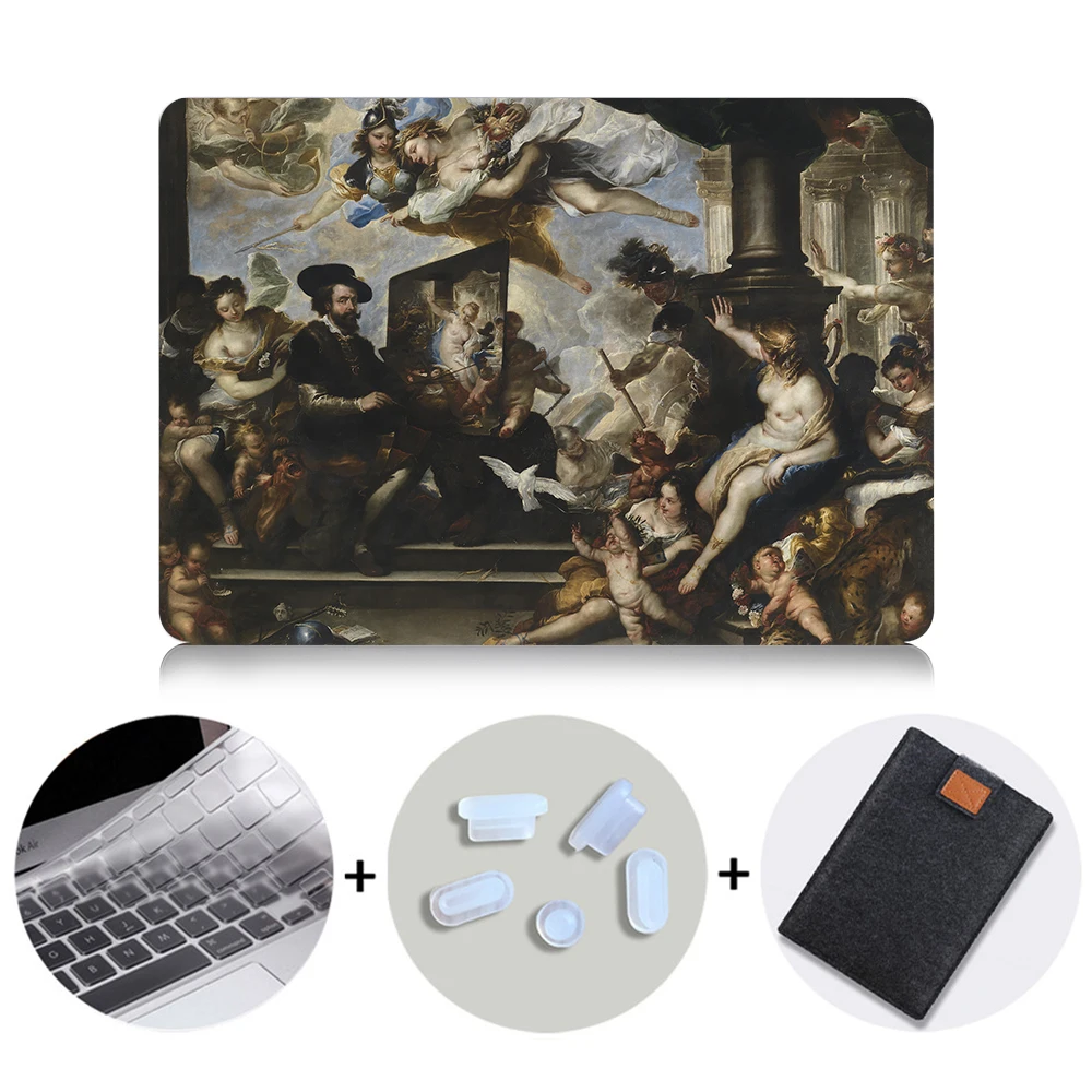 Чехол MTT для ноутбука Macbook Air Pro 11, 12, 13, 15 retina с сенсорной панелью, чехол с масляным рисунком для Mac book Pro, 16 дюймов, чехол - Цвет: MB12