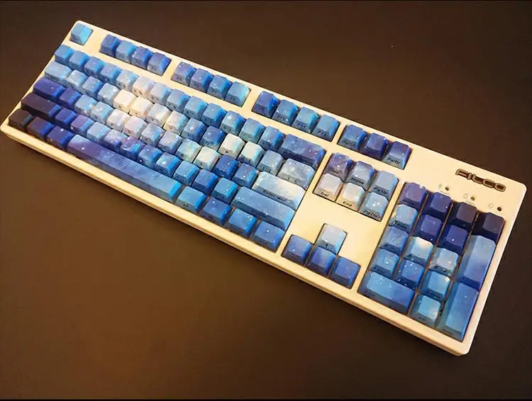 1 комплект PBT dye Sublimation звезда клавишный колпачок серии печатных/нет