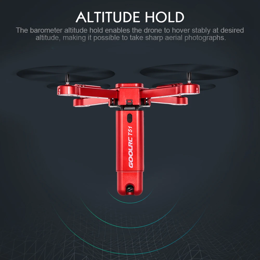 Оригинальная камера GoolRC T51 Rocket 360 2 4G 720P Wifi FPV градусов панорамная аэрофотосъемка