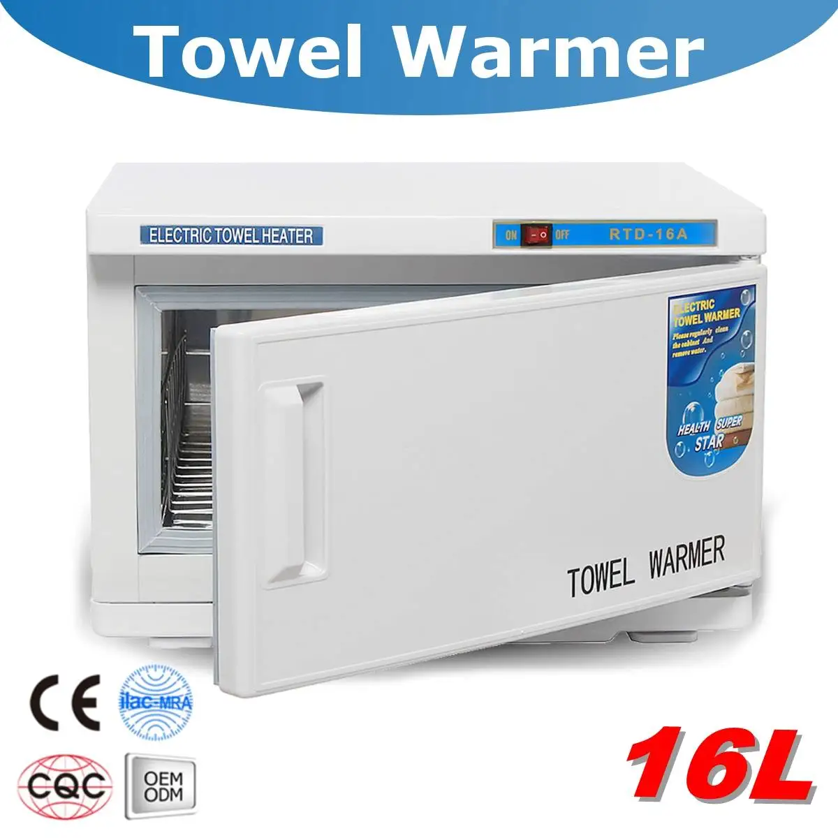 UV Light Hot Sterilizer Disinfection Towel Warmer 16L 200W 110V Cabinet Sterilization Stainless Steel Nail Beauty Art Equipment | Красота и