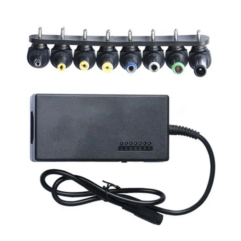 

96W Universal Power Supply Charger for PC Laptop & Notebook AC/DC Power Adapter 8-port Power Connector