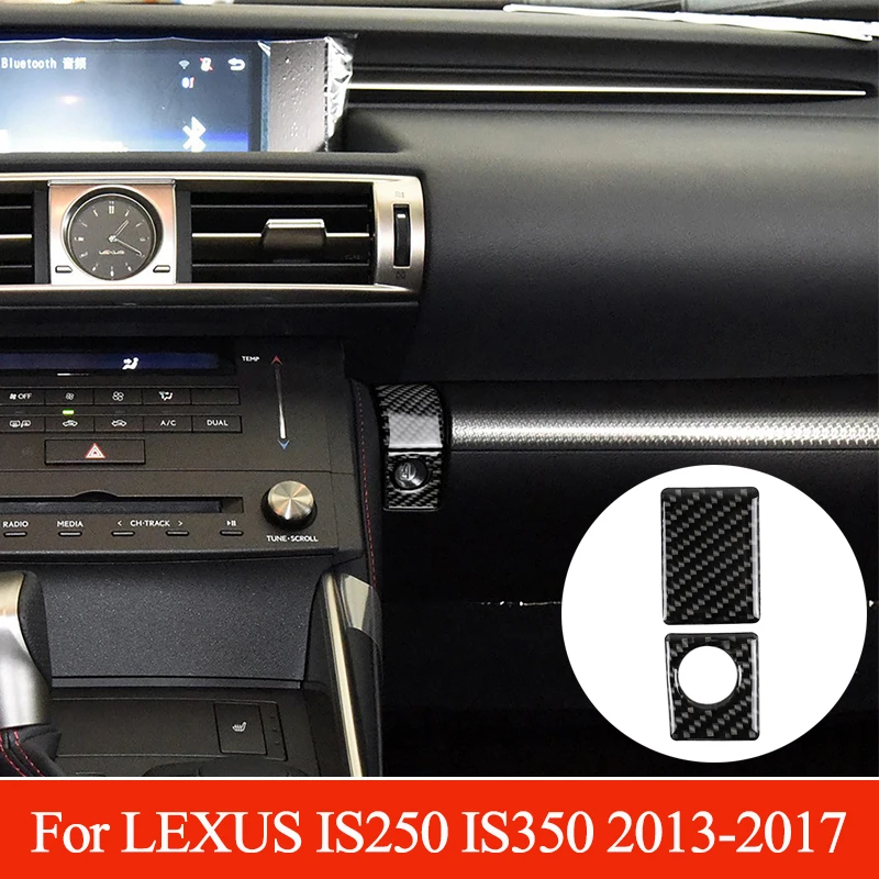 

Углеродное волокно для LEXUS IS250 IS350 2013-2019 коробка для хранения панель переключателя декоративные наклейки автомобильные аксессуары