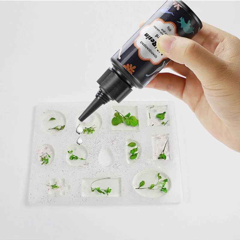 

Clear Ultraviolet Curing Epoxy Resin Hard UV Glue Solar Cure Sunlight Activated Resin for Casting Coating DIY Resin Mold