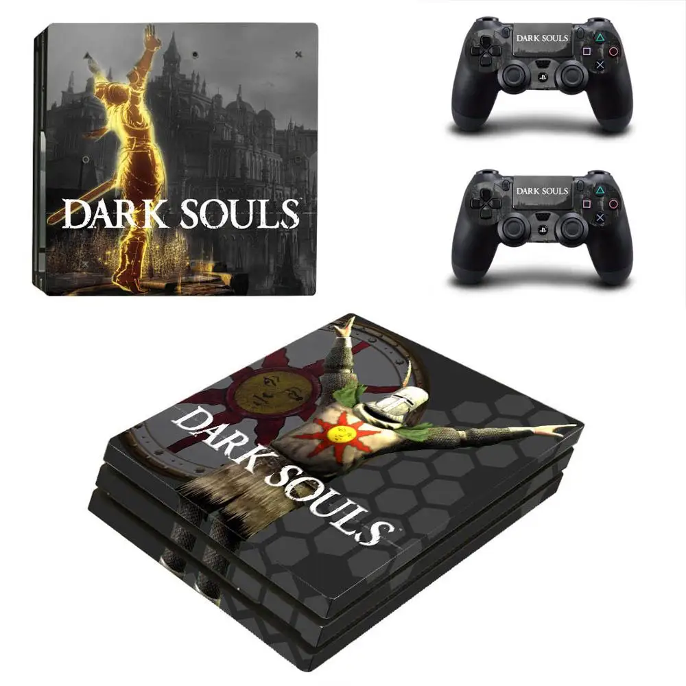 Dark Souls PS4 Pro стикер s PS 4 Play станция виниловые наклейки на кожу Pegatinas для playstation