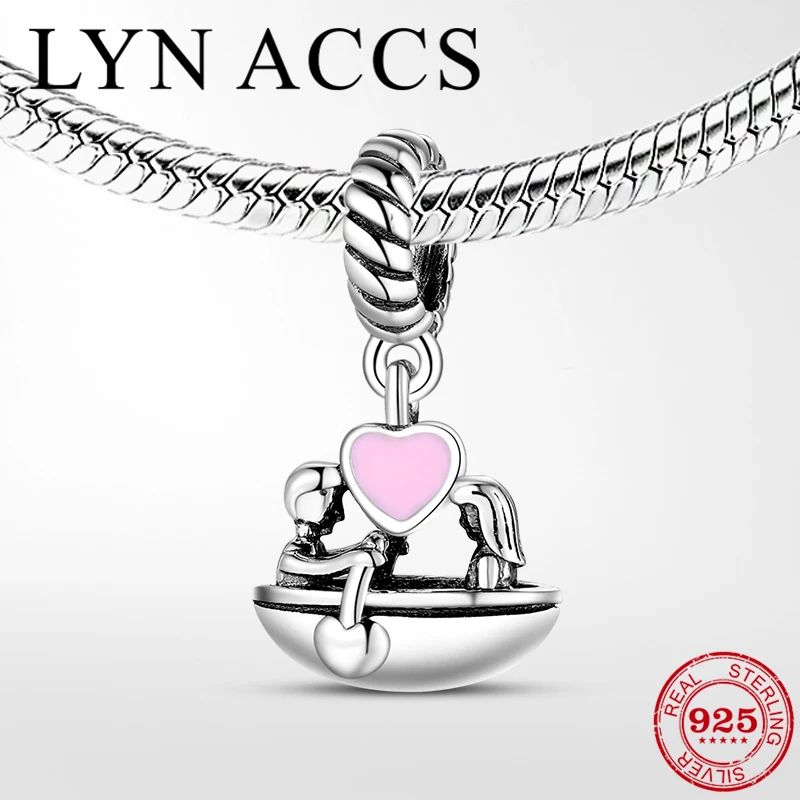 Лидер продаж серебряные подвески моя романтическая поездка с вами Красивые