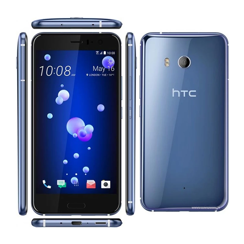 htc u11 usa version single sim mobile phone 4gb6gb ram 64gb128gb rom octa core 5 5 12mp 4g lte original android smartphone free global shipping