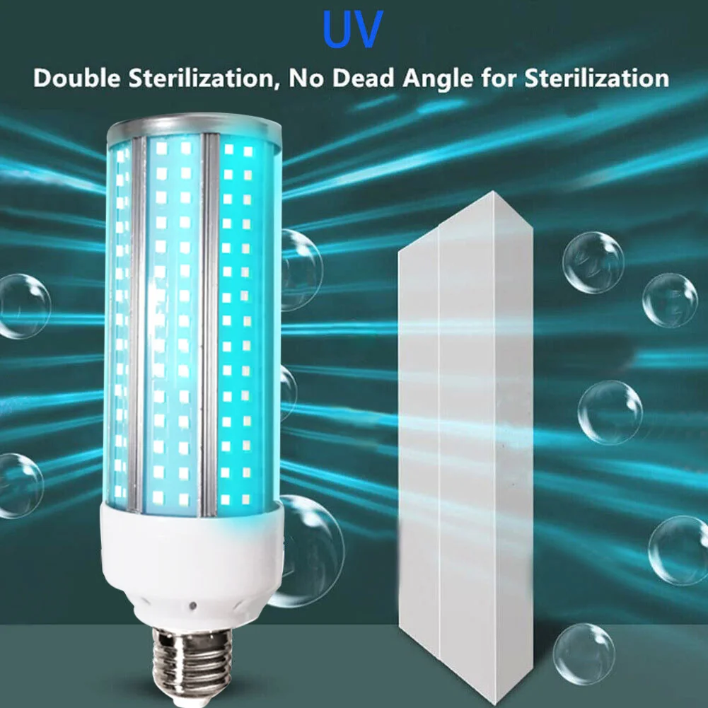 

UV 60W Lamp LED UVC Bulb E27 Household Light Bulbs with Remote Control for Home L5