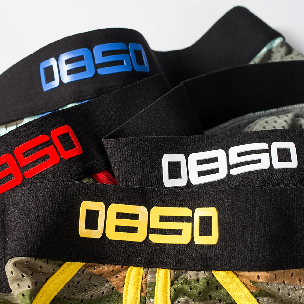 BS сексуальное мужское нижнее белье сетчатые камуфляжные мужские трусы дышащие