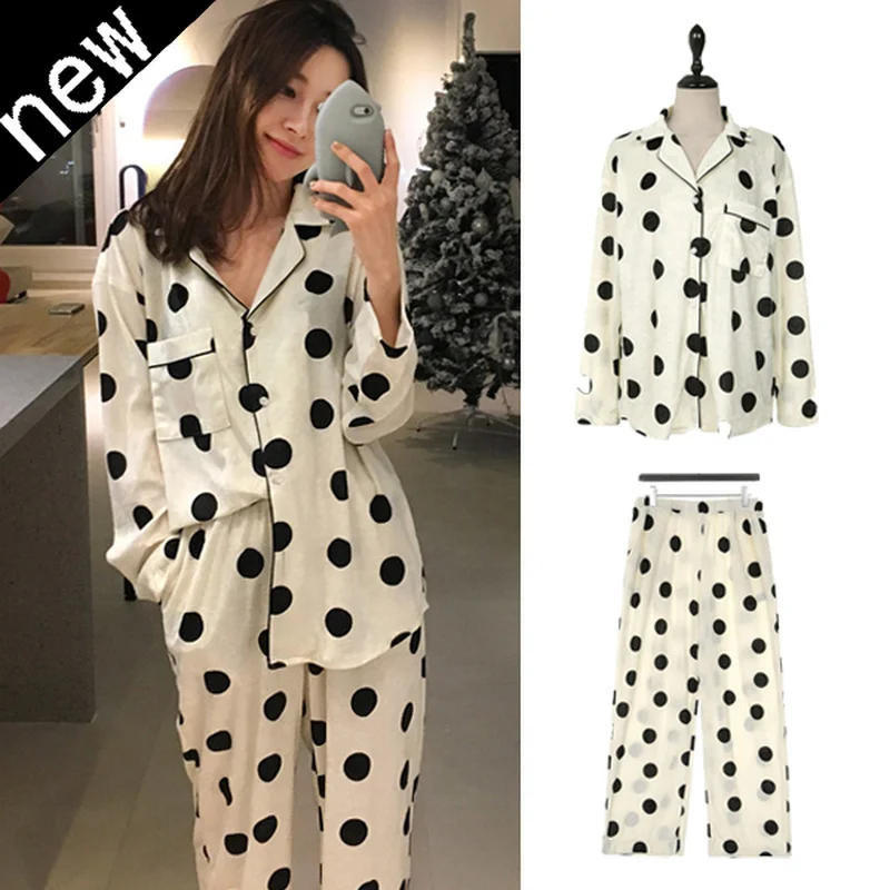 Хлопковая пижама для послеродовых беременных женщин и осенне зимние костюмы