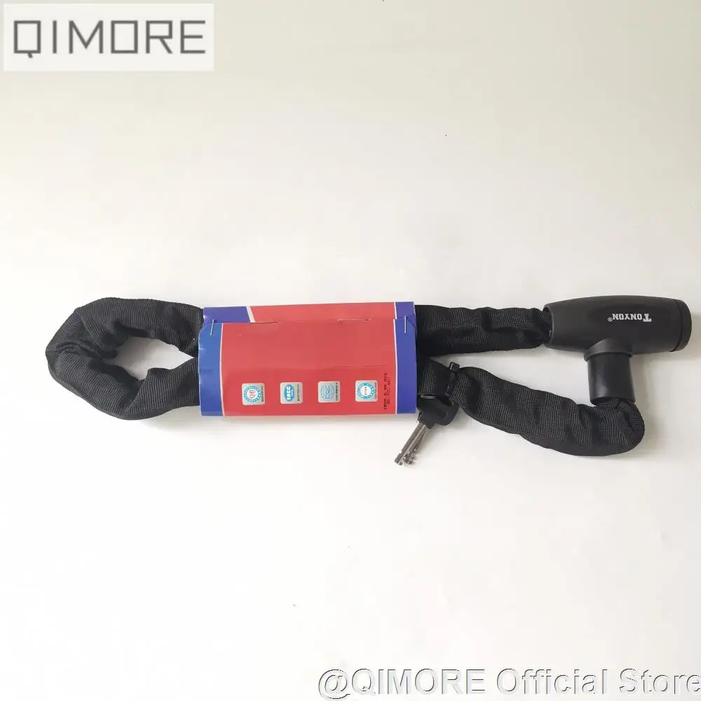 Велосипедная цепь с замком для скутера/мотоцикла/велосипеда марганцевая сталь