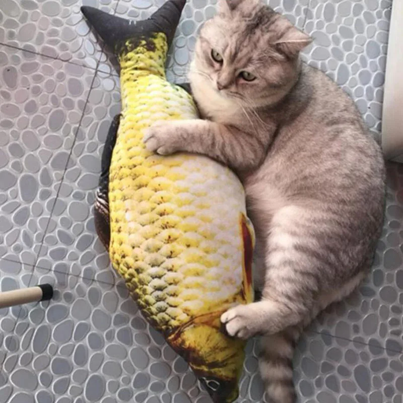 Игрушка для кошек 3D карп рыба Форма собаки игрушка креативная подарок кошачья