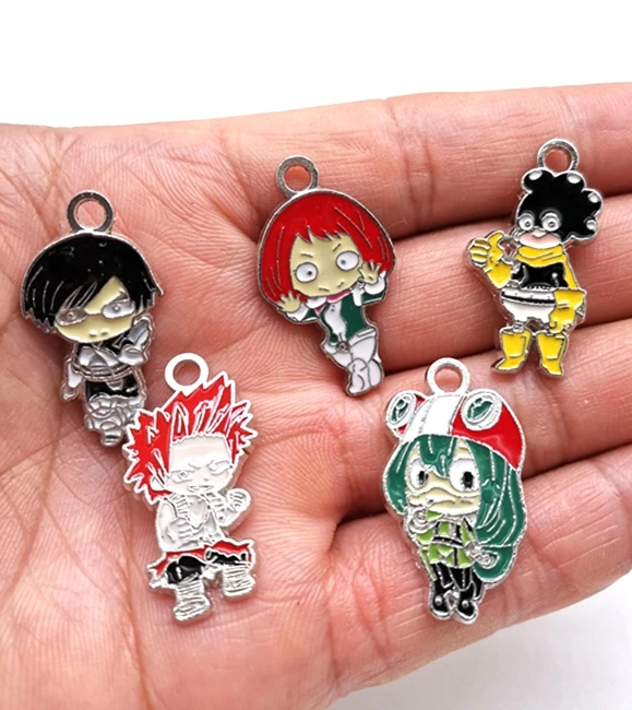 Набор металлических подвесок Моя геройская Академия 20 шт. (1 комплект 5 шт.) |