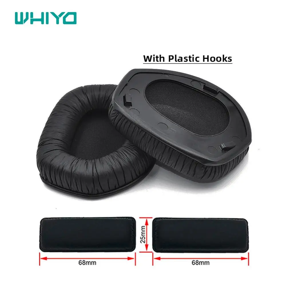 Whiyo Velvet Replacement EarPads for Sennheiser RS165 RS175 RS185 RS195 HDR165 HDR175 HDR185 HDR195 Cushion Cover Earpads