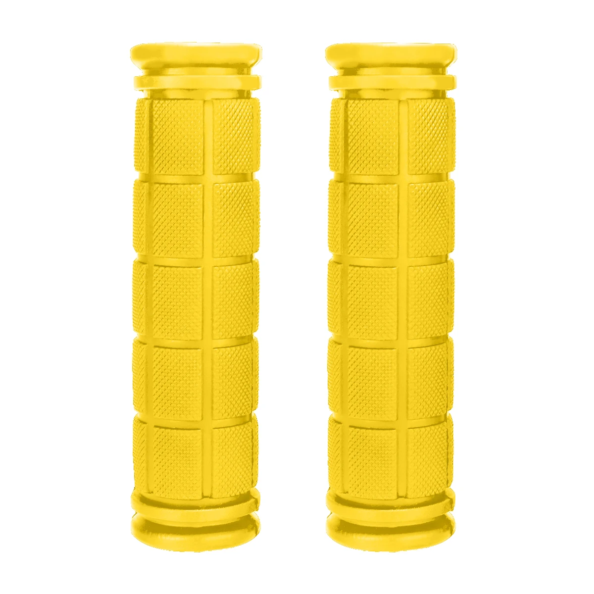 Yellow 22 мм мотоциклетные рукоятки Нескользящие универсальные мягкие резиновые для Honda Для Kawasaki Pit Dirt Bike мотоцикл Скутер Dirt Bike - Цвет: Yellow