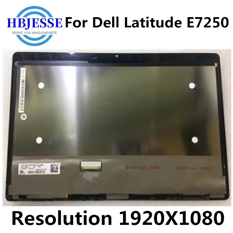 Original 12.5&quot Laptop LCD display touch screen assembly For Dell Latitude E7250 FHD 1920*1080 Tested | Screen