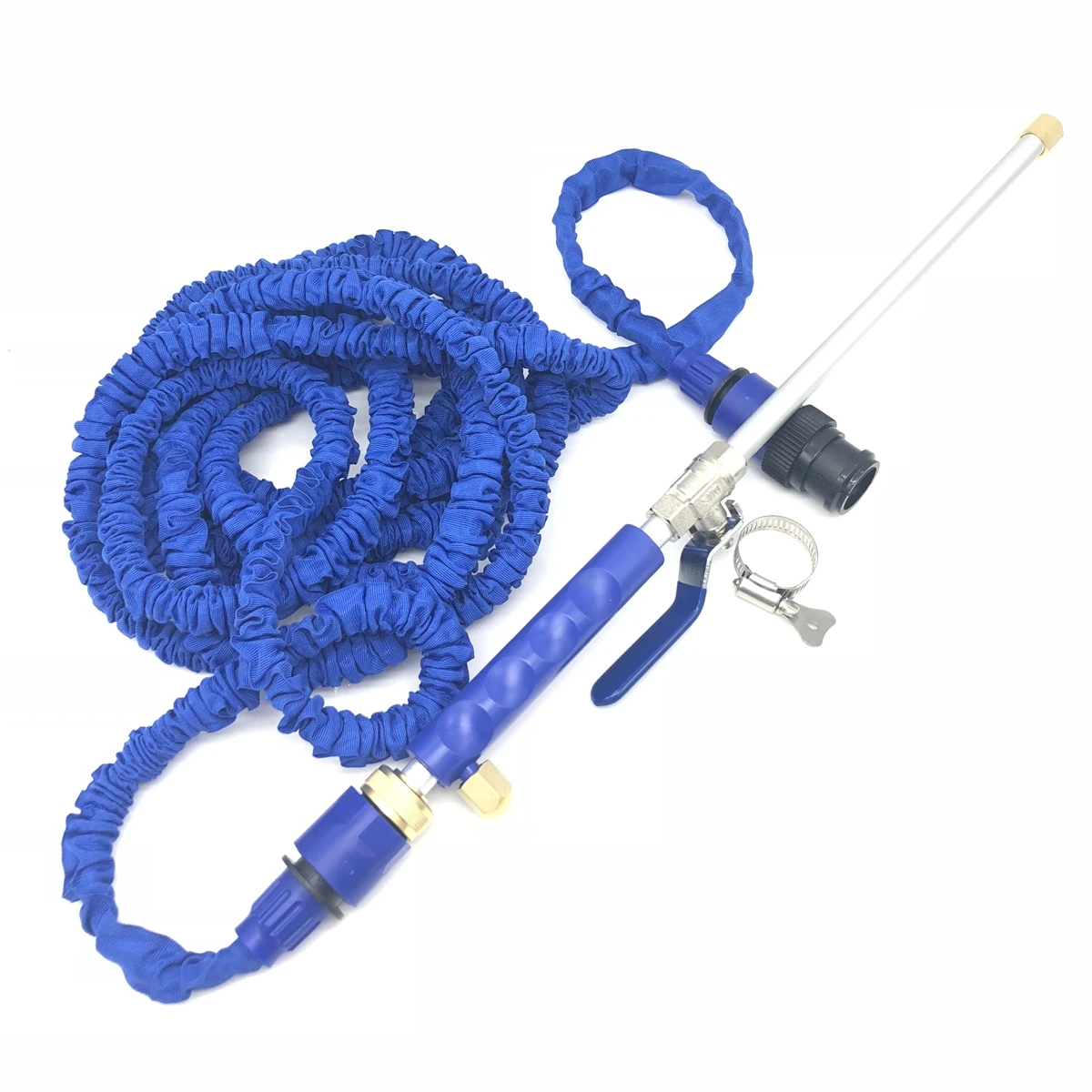 

18" Aluminium High Pressure Power Car Washer Spray Nozzle Water Gun Hose w/ 50ft Water Pipe