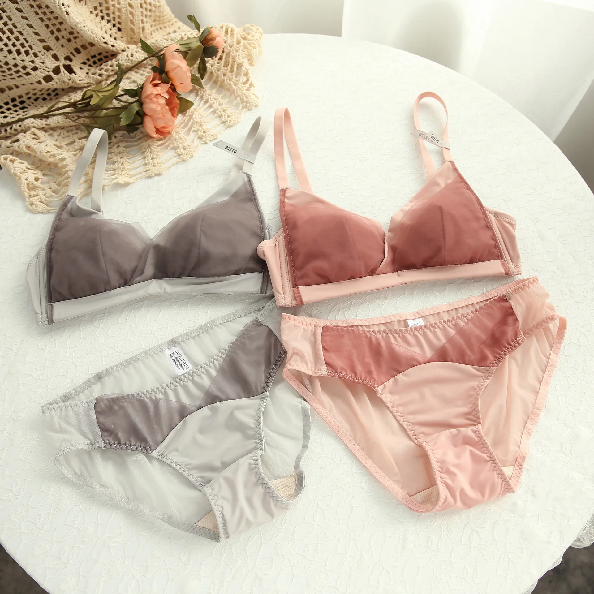 Французское нижнее белье сексуальный кружевной Женский комплект с