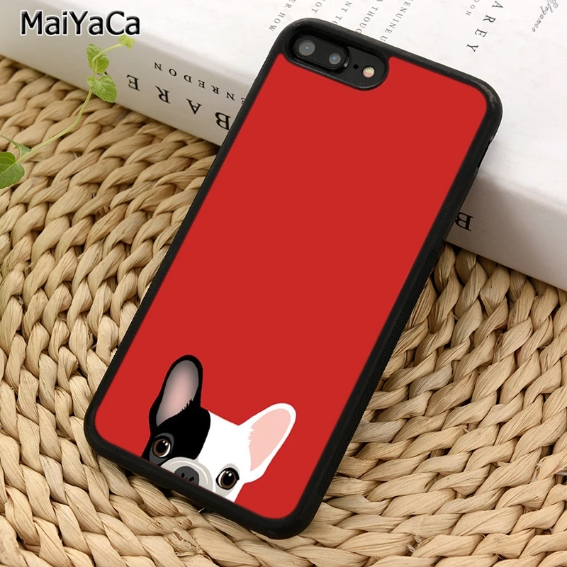Забавный крутой чехол MaiYaCa с французским бульдогом для телефона iPhone X XR XS 11 12 13 Pro MAX
