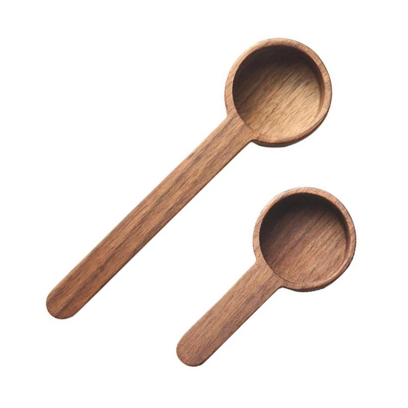 2 шт. деревянные Кофе ложка Кухня набор мерных ложек и Чай Совок сахара мерная