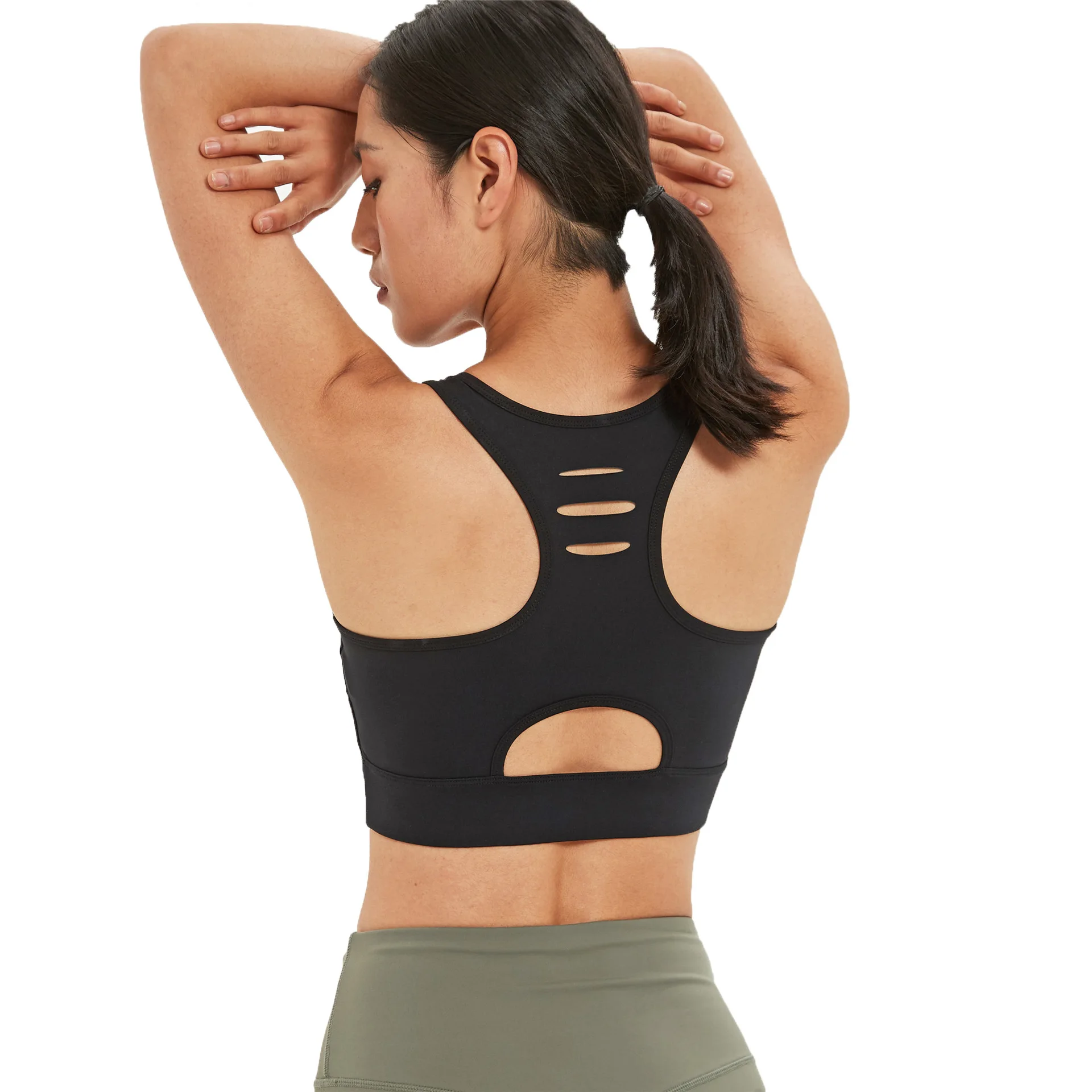 

Sports bra women's 2021 new hot-selling fitness yoga bra women's sleeveless seamless women's bra frameless sports women's gym