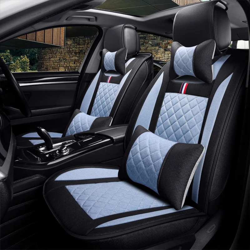 Чехол на переднее и заднее сиденье для Toyota Pruis Hilux FJ Cruiser Crown Yaris LC Prado Venza Zelas Vios Auris