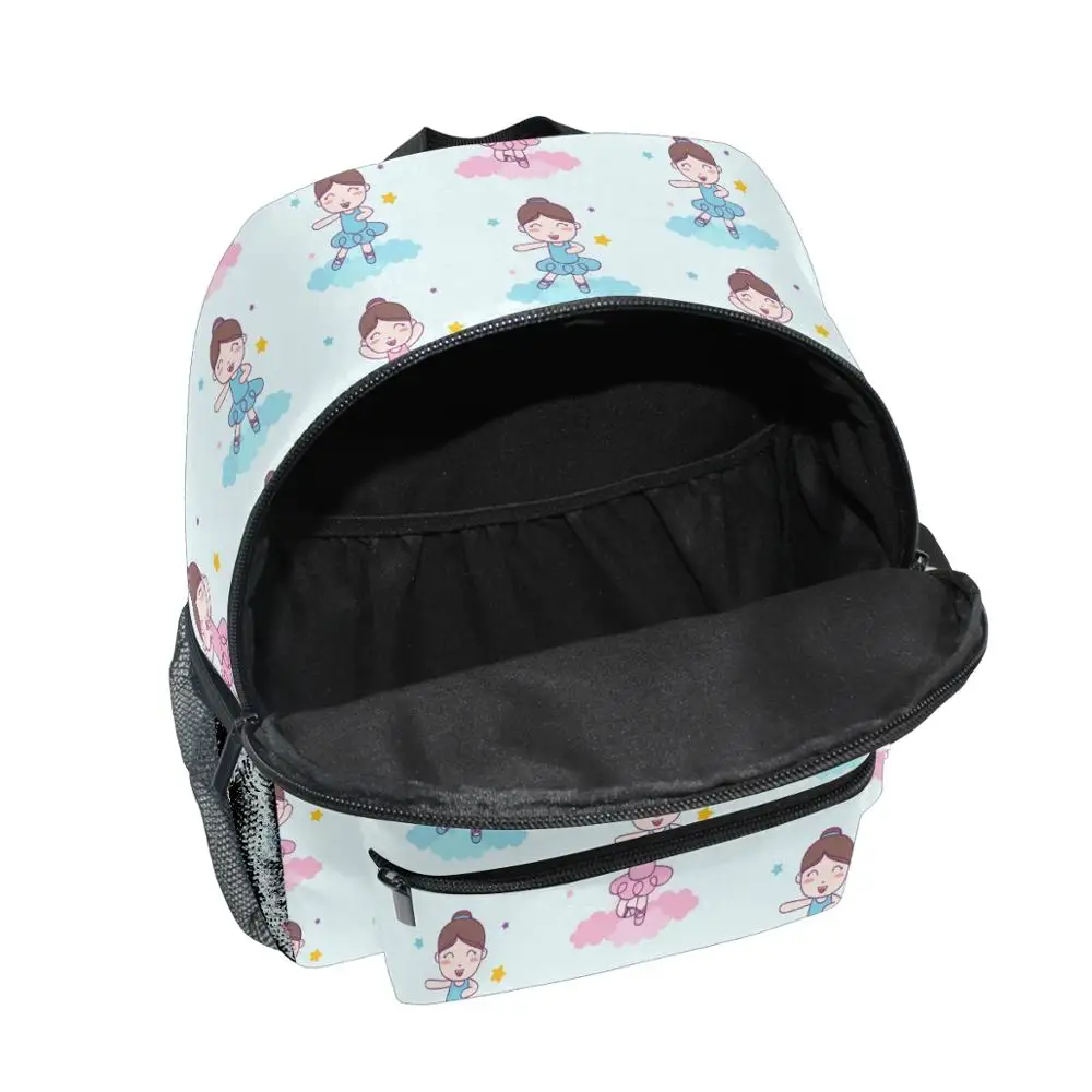 Милый синий школьный рюкзак для танцев балерины, детский школьный рюкзак, kawaii, рюкзак для учеников начальной школы, детский рюкзак для девоч... от AliExpress WW