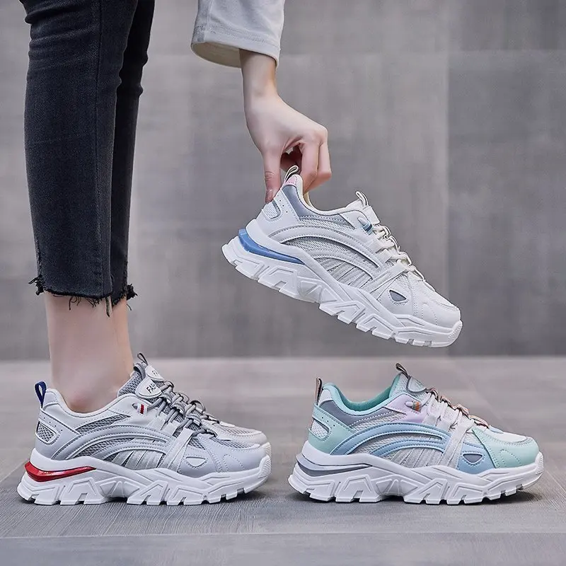 

Dad Shoes Women's Spring New Shoes Running Sneakers Women's Pumps Low Top Women's Shoes Flat Shoes