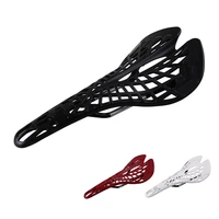 mtb bicycle high strength saddle for road journey bike hollow out cushioned saddle comfortable breathable seat shock wabsorber