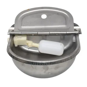 304 нержавеющая сталь с отверстием для слива, автоматическая поплавок для воды, корыта, корыта, коровы, миски для воды, овцы, собаки, козы, крупного рогатого скота