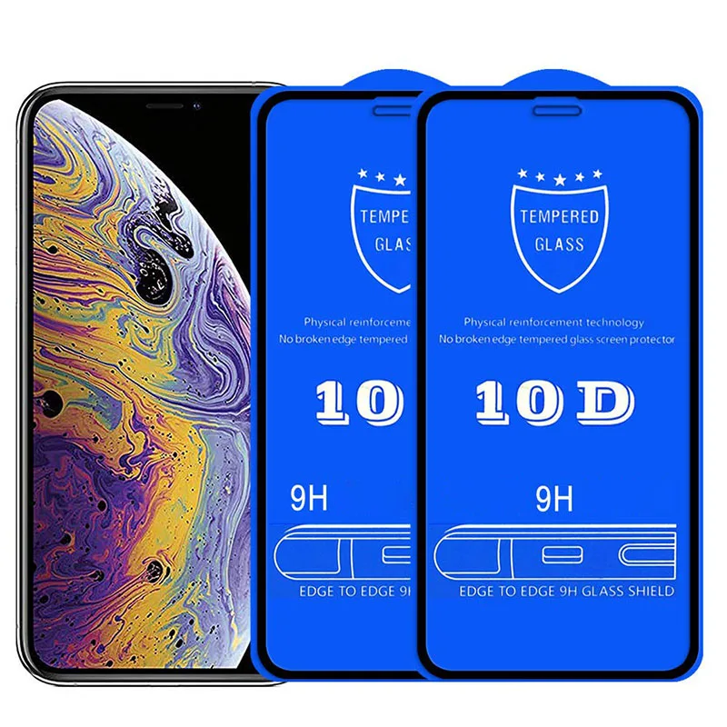 10D полное покрытие из закаленного стекла для huawei P Smart Plus 2019 Z Взрывозащищенная