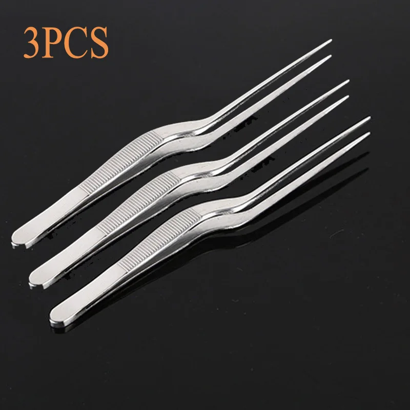 3 шт./компл. 14 см Мини профессиональный шеф повар покрытие Пинцет щипцы
