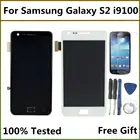 100% протестированный ЖК-дисплей для Samsung S2 i9100, ЖК-дисплей с сенсорным экраном, дигитайзер в сборе, без рамки для Samsung Galaxy S2 i9100