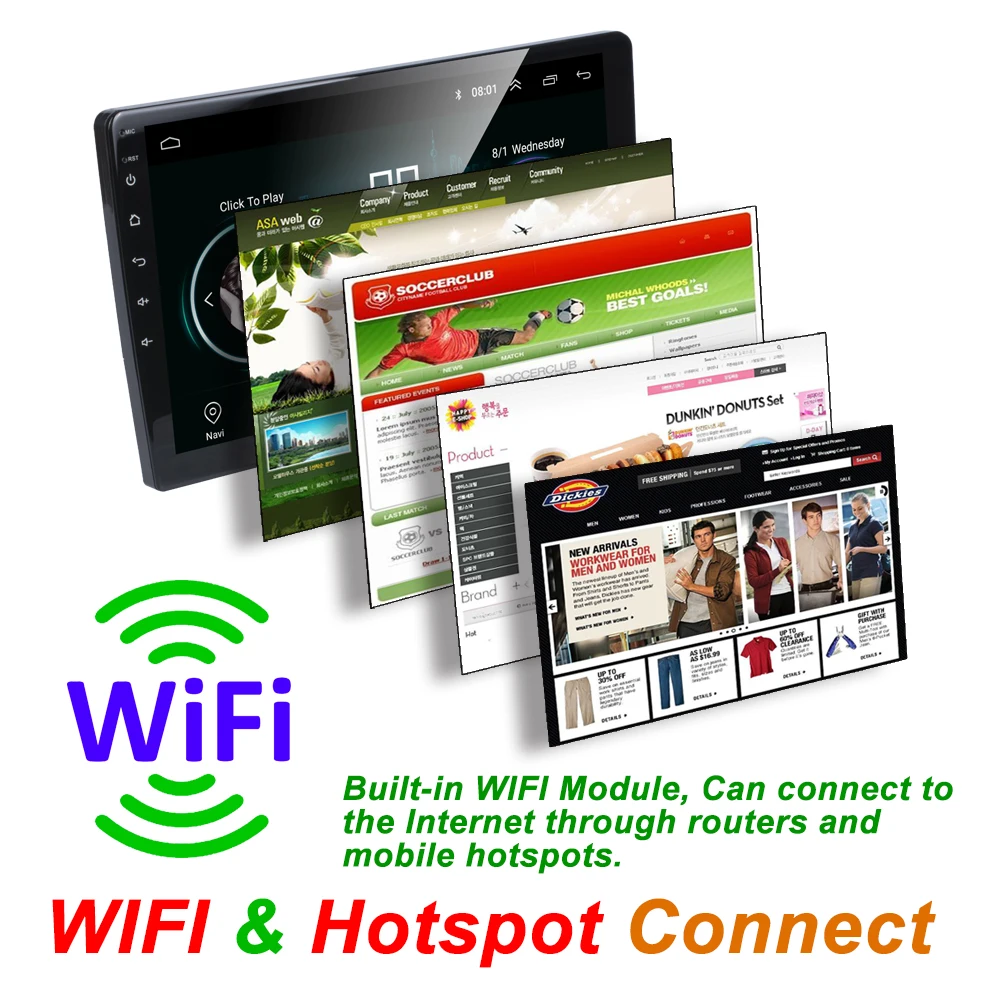 

Android 9.1 Multimedia 9'' Player GPS Car HD Autoradio WiFi USB Mirror Car Android car Navigation All-in-one Machine